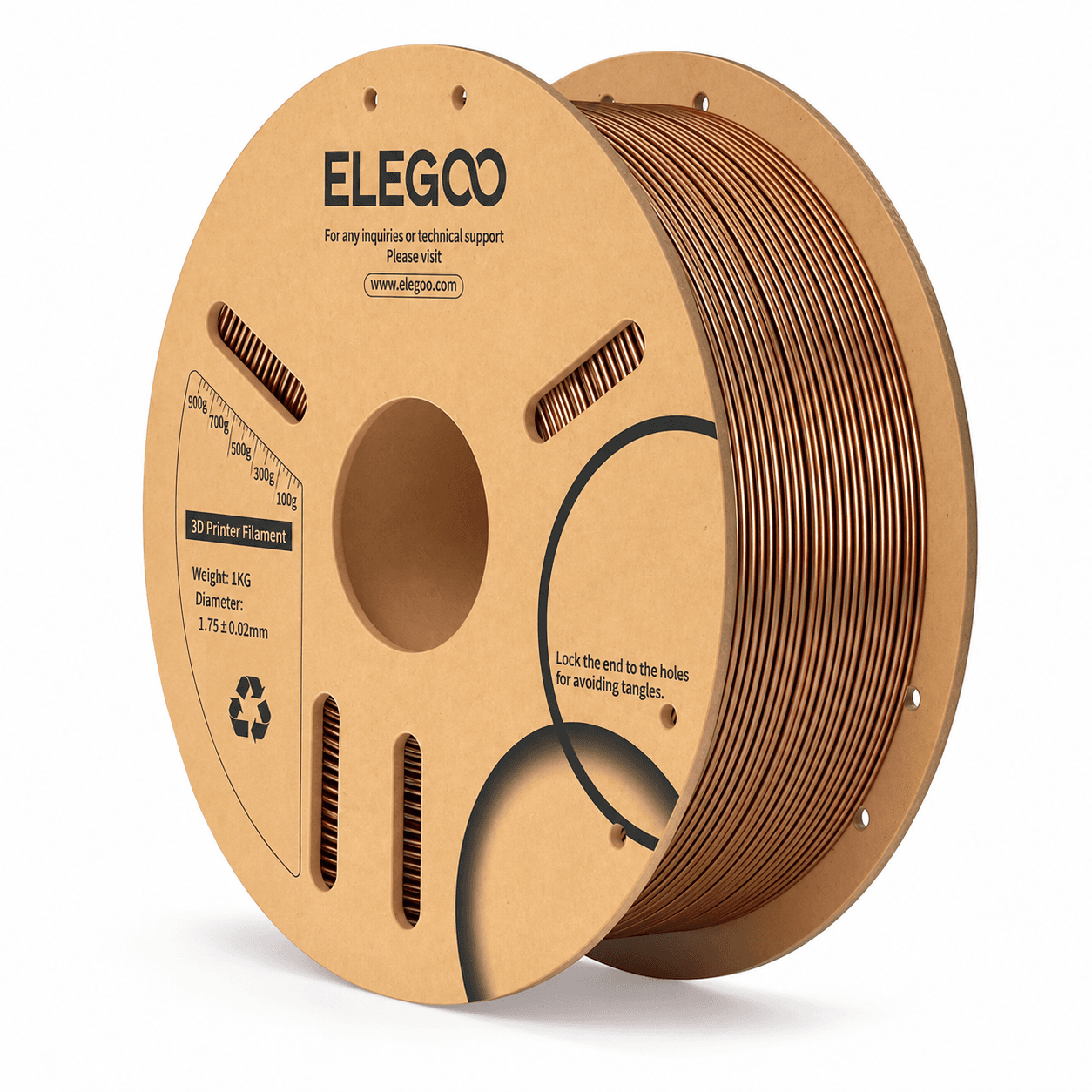 ELEGOO PLA Metallico Rame 1 kg – Filamento 1,75 mm
