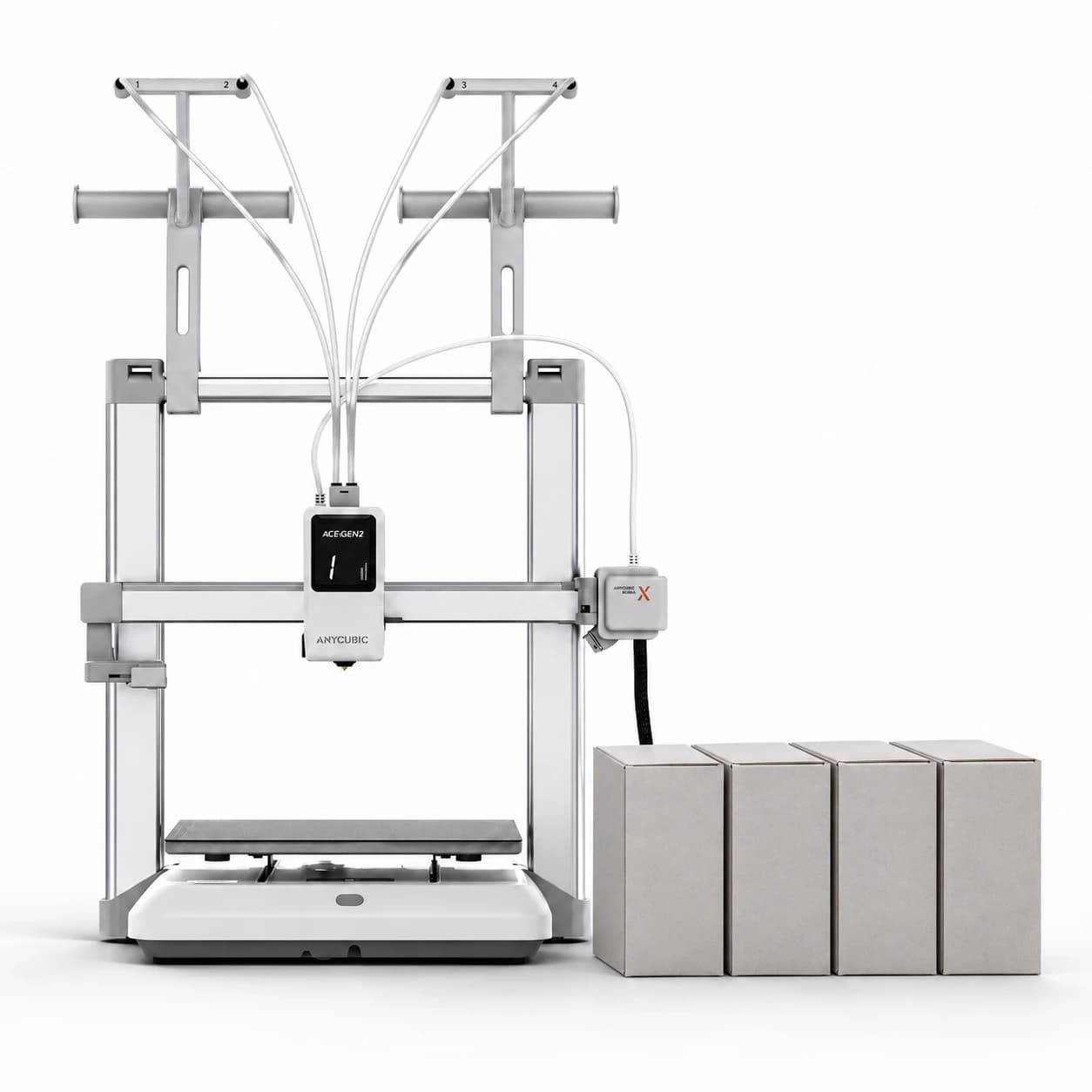 Bundle Anycubic Kobra X + 4 kg di filamento assortito